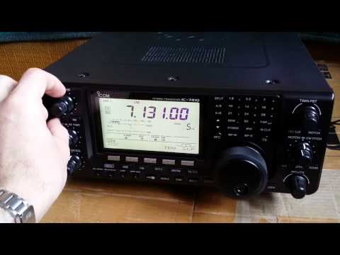 Ttransceiver Icom IC 7410 (test band day)