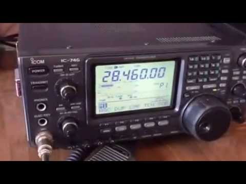 Demonstração Radio Icom IC-746 - PY2XM