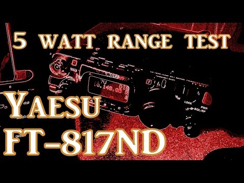 Yaesu FT-817 Range Test | 639miles - 1029km