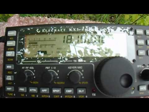 Elecraft KX3 portable and K8NY on 18MHz