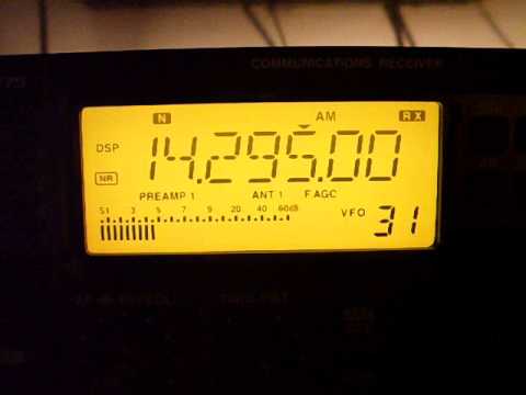 Radio Tajikistan 3rd harmonic, 14295 kHz, 19:55 UTC