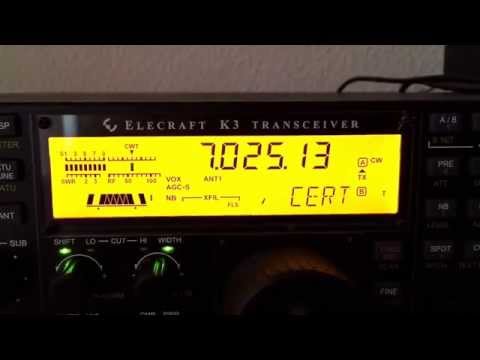 Elecraft K3 CW Text Decoder and APF Filter.