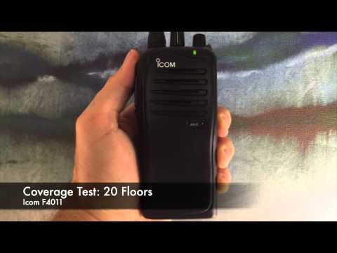 Radio Coverage Test: Icom F4011 (Inside Building)