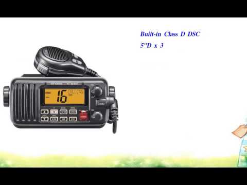 Icom M412 11 Fixed Mount 25W VHF Marine Radio with
