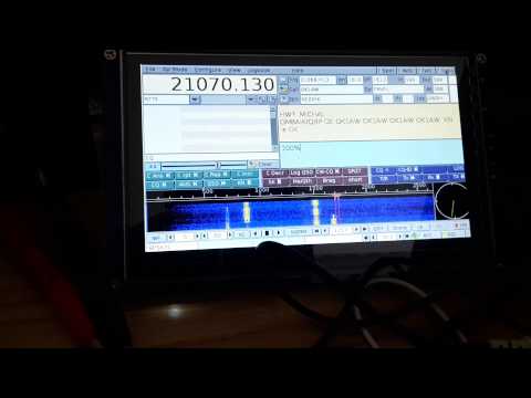 Raspberry PI2 & fldigi & Yaesu FT-817 - QSO@15m