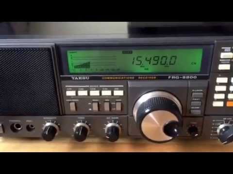 Tecsun PL-360 vs Yaesu FRF 8800: 15490 KHz Radio Riyadh