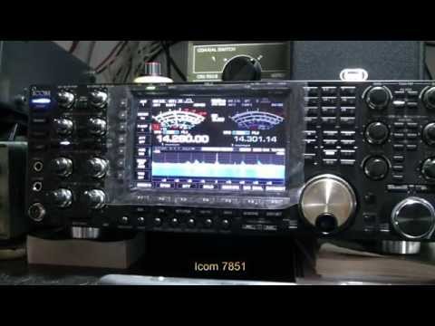 Test Icom 7851 IC 7700 IC 756 pro III