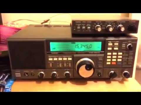 Radio Argentina Exterior 15345 KHz heard in Oxford UK  Yaesu FRG8800