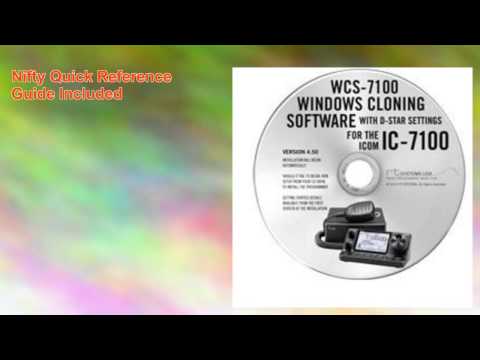 Icom Ic7100 Radio Wcs 7100 Programming Software Nifty Guide