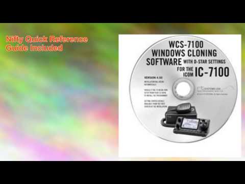 Icom Ic7100 Radio Wcs 7100 Programming Software Nifty Guide