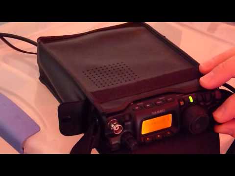 Field Day 2015 - QRP with the Yaesu FT-817 in the Pouring Rain