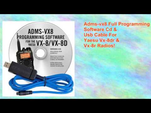 Yaesu Vx8dr Handheld Radio Yaesu Admsvx8 Programming Software and Cable