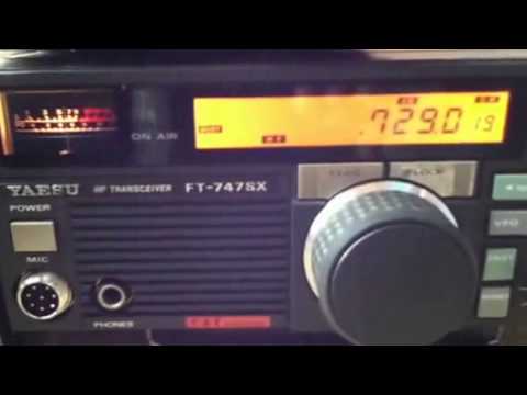 TRIO KENWOOD R-1000 vs YAESU FT-747SX vs FT-817ND 729kHz NHK名古屋第一放送