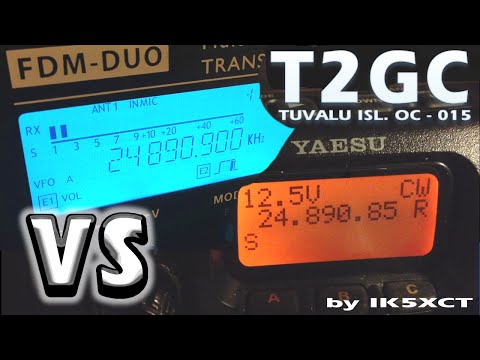 T2GC Yaesu FT817 vs Elad FDM-DUO by ik5xct