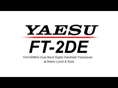Yaesu FT 2DE 144 430MHz Dual Band Digital Handheld Transceiver @ ML&S