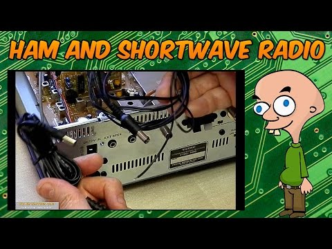 Shortwave - Yaesu FRG-100 DC Socket Replacement - Part 1.