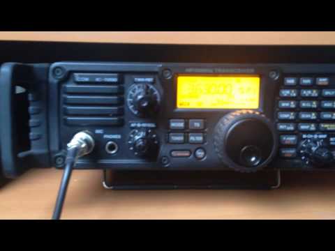ICOM 7200 /  KENWOOD TM V71 / ON3 IBZ HAM RADIO emergency station  80m HF test
