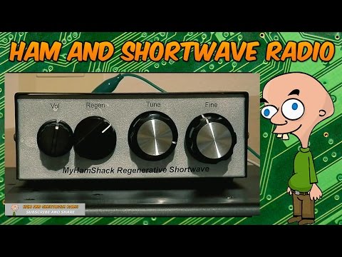 Shortwave - Comparing A Home Made REGENERATIVE Receiver with a Yaesu FRG-100.