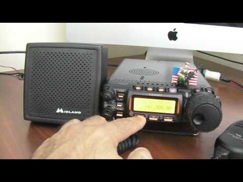 How To Setup A Yaesu FT 857D For 2 Meter Operation 9-7-2015