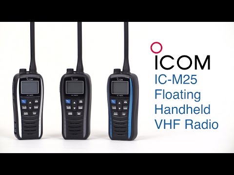 Icom IC-M25 Floating Handheld VHF Radio - West Marine Quick Look