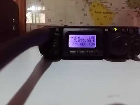 5 watts...FT-817 ND ...QSO PY5ZX Sr. Lazariz .... espetáculo !!!