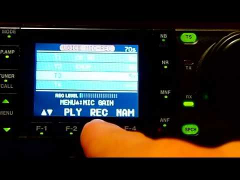 Icom 7000 Voice Recording Contest