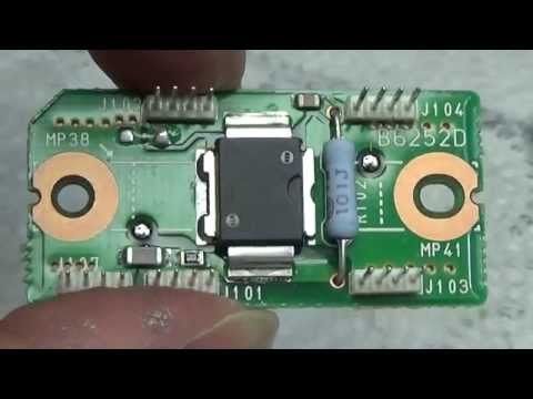 HAM Radio repair: ICOM IC-7000 with burned out driver