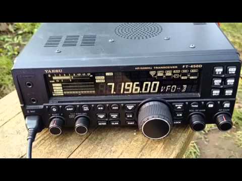 Yaesu FT450D + Buddipole 40meters receiving - Amateur Radio