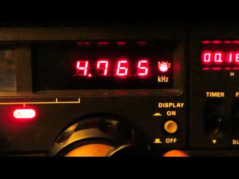 4765 kHz Radio Progreso (Cuba) with Yaesu FRG-7000 & Wellbrook