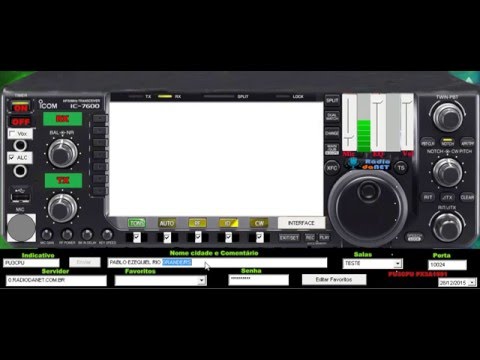 eQSO Rádio da Net ICOM IC 7600