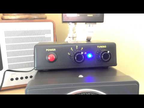CommRadio CR-1a with AOR LA400 using Kenwood SP-23 speaker
