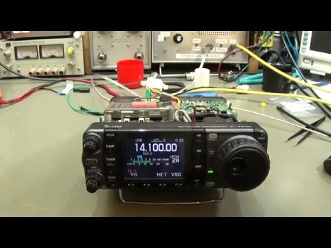 #72  HAM Radio repair: ICOM IC-7000 with receiver problems and remote failer