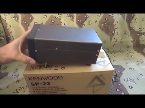 Testing The Kenwood SP-23 External Speaker 1-2-2016