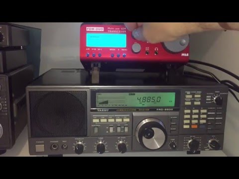 Elad FDM DUO vs Yaesu FRG-8800: weak signal comparison on 60 metres