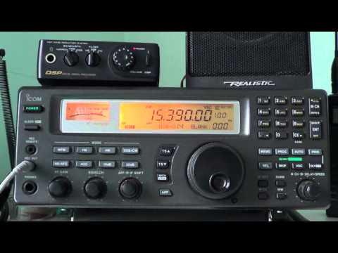 Radio Exterior de Espana 15390 Khz on Icom IC R8500