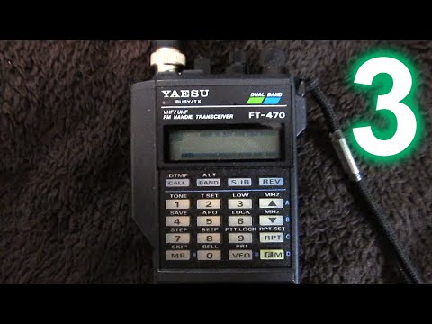 Yaesu FT-470 handheld amateur radio transceiver, Part 3: Physical overview