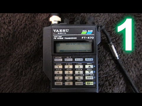 Yaesu FT-470 handheld amateur radio transceiver, Part 1: Introduction