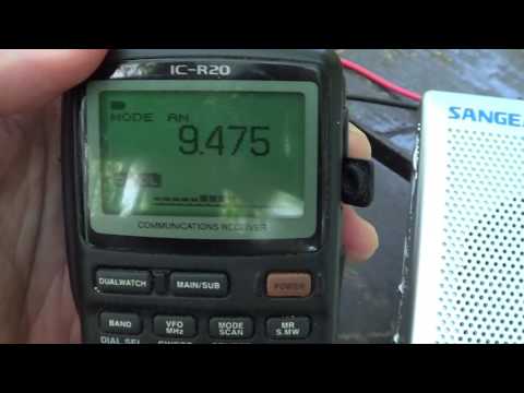 WTWW Icom IC R20 with Ham radio news on DXpedition