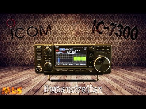 A nice demonstration of the Icom IC-7300 in action with ML&S