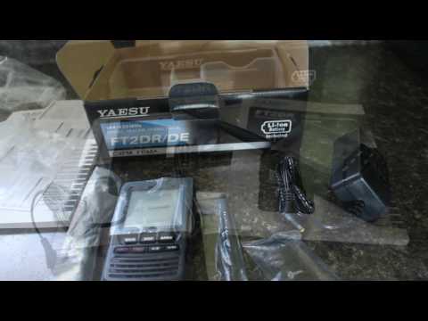 Yaesu FT2DR Ham Radio Unboxing