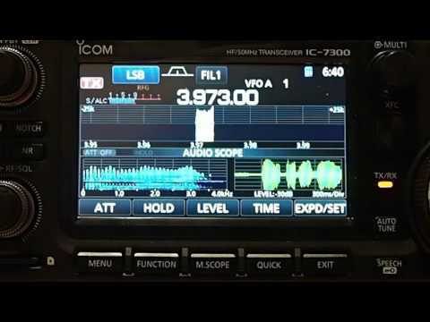 Icom 7300 First Impression Transmit Audio Report