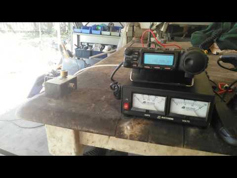 Ham radio boafeng  UV5-R  on simplex Yaesu 857D