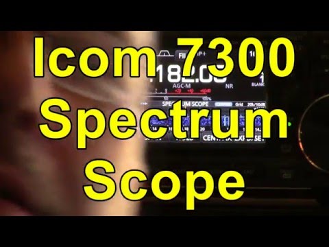 Icom 7300 Scope settings