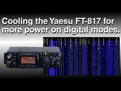 Cooling the Yaesu FT-817 for digital modes
