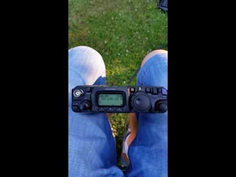 Yaesu FT-817ND and portable MLA antenna