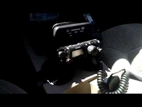 Yaesu FT-817 QRP with homebrew End Fed