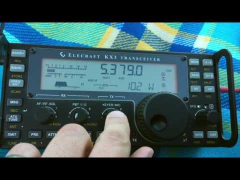 100mW QRPp on 60m SSB Using the Elecraft KX3