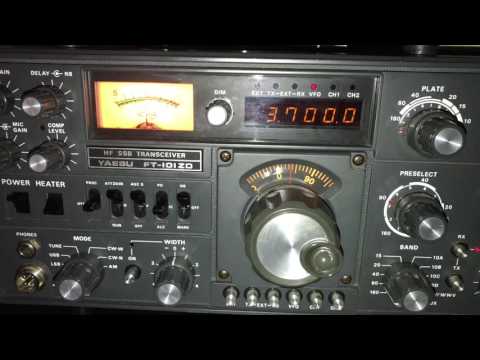 Noise blanker on Yaesu FT-101ZD is capable to reject RF plasma noise on 80m