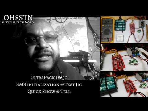 DIY Yaesu FT-817ND 48wh Battery Pack - UltraPack BMS initialization & Test Jig
