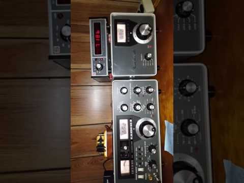 Early bird net 7.186mhz ham radio 40 meters 1975 yaesu ft101b